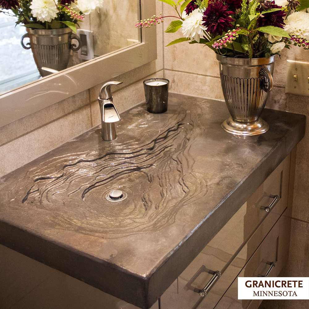 Glamorous Bathroom, Sink, and Hallway