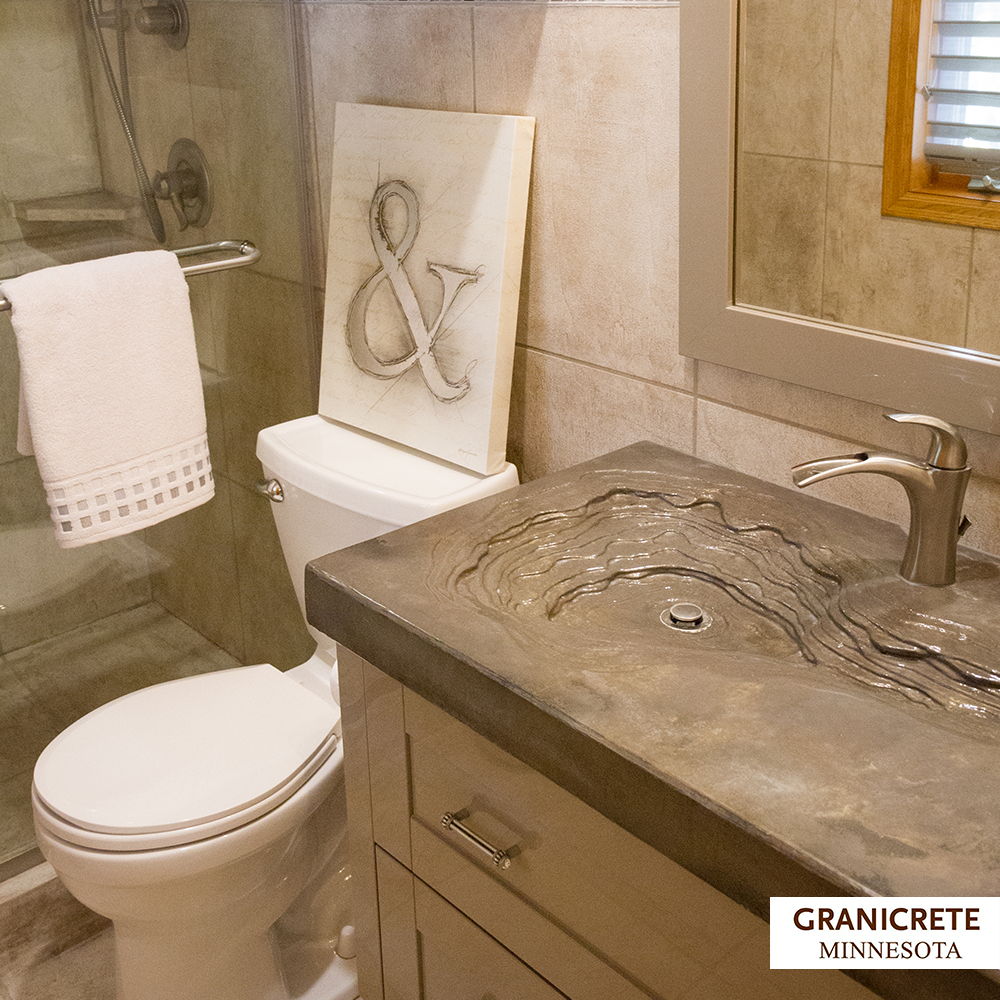 Glamorous Bathroom, Sink, and Hallway