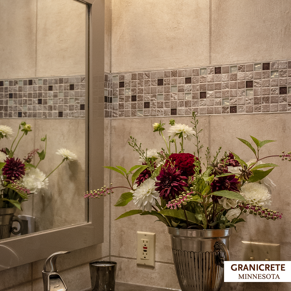 Glamorous Bathroom, Sink, and Hallway