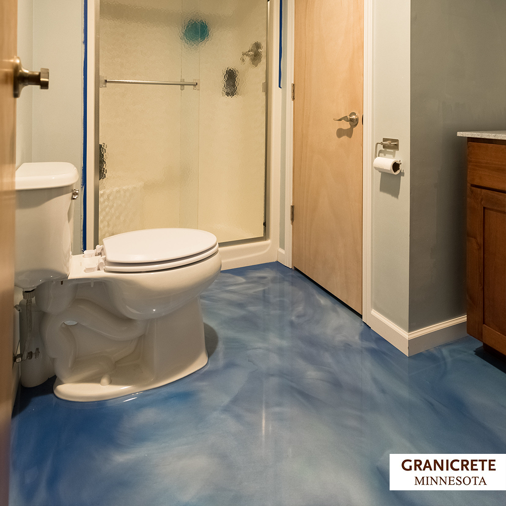 Ocean Blue Bachelor Pad Flooring