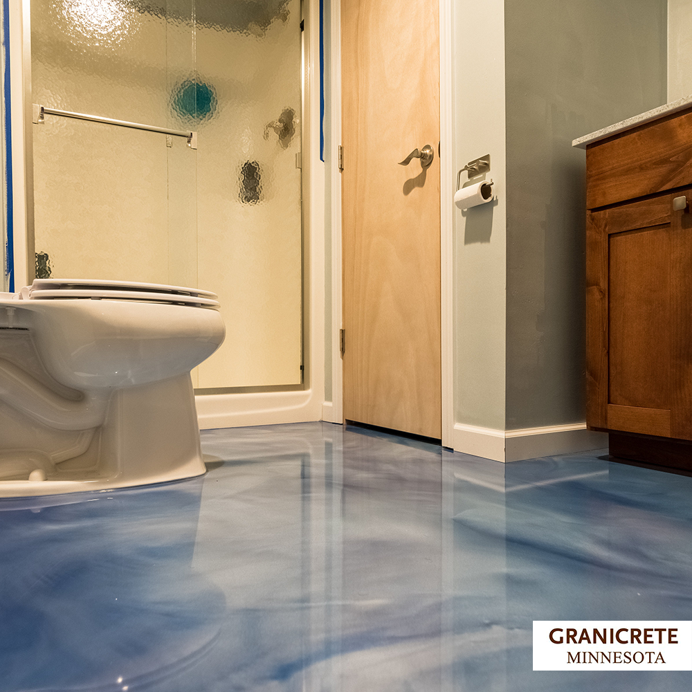 Ocean Blue Bachelor Pad Flooring