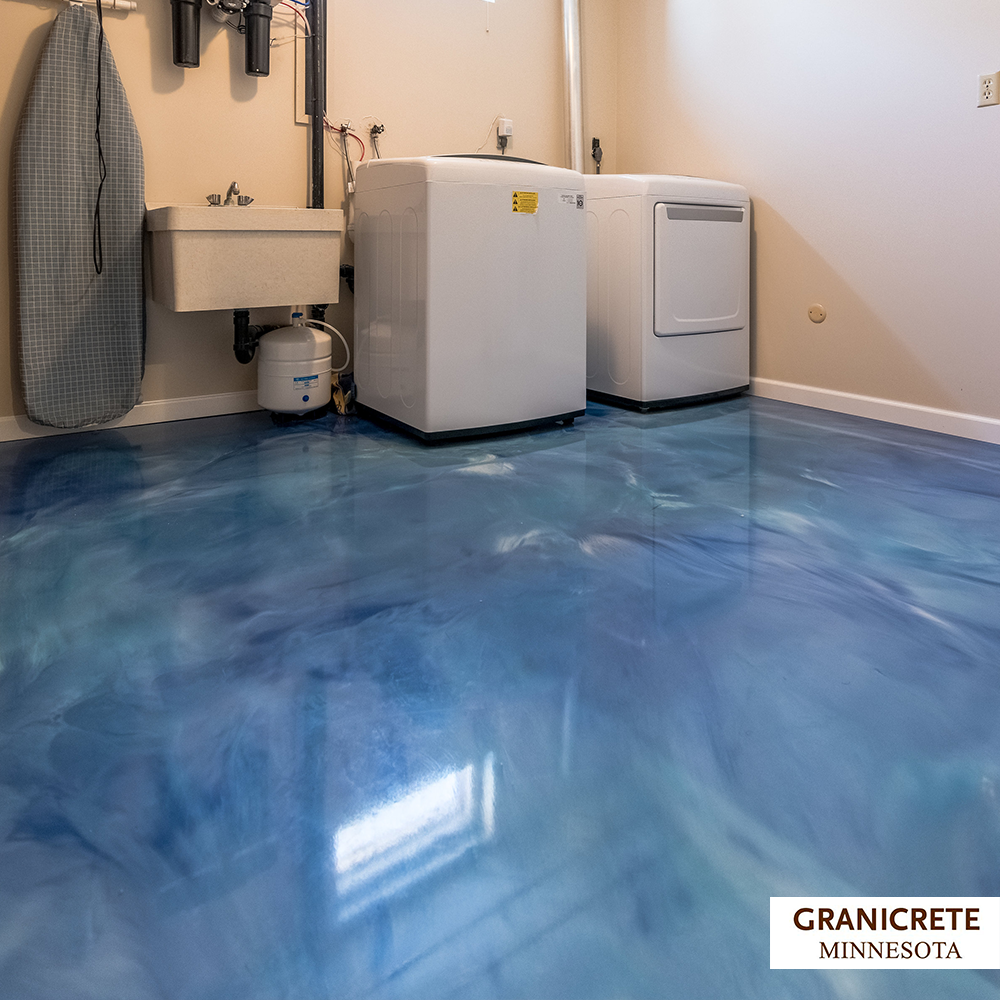 Ocean Blue Bachelor Pad Flooring